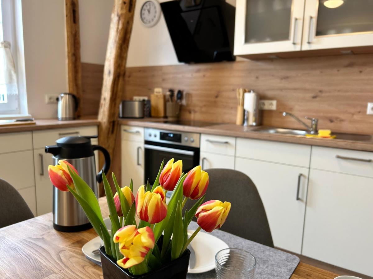 Ferienwohnung Landliebe Rudolstadt Esterno foto